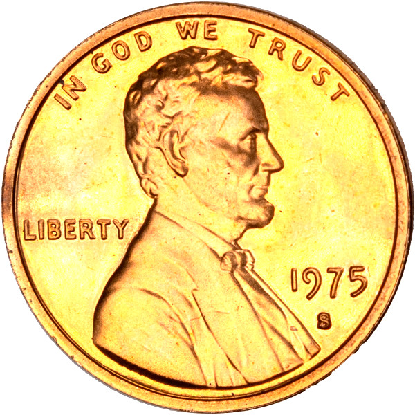 1975 S LINCOLN CENT GEM DCAM PROOF from PROOF Set