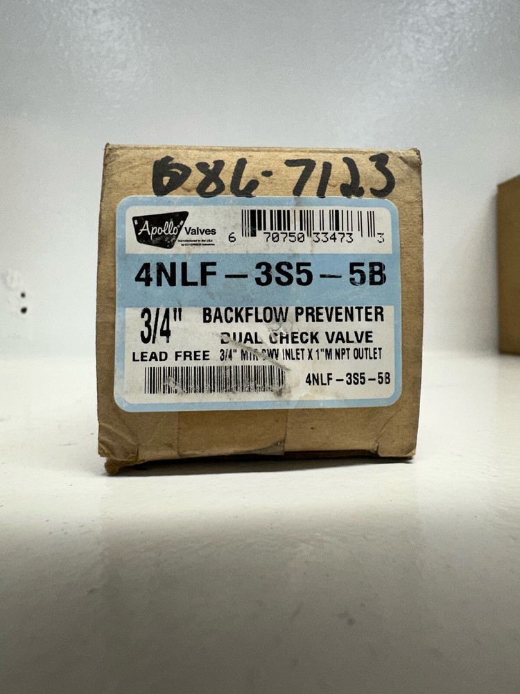 Apollo 3/4" Dual Check Backflow 4NLF-3S5-5B