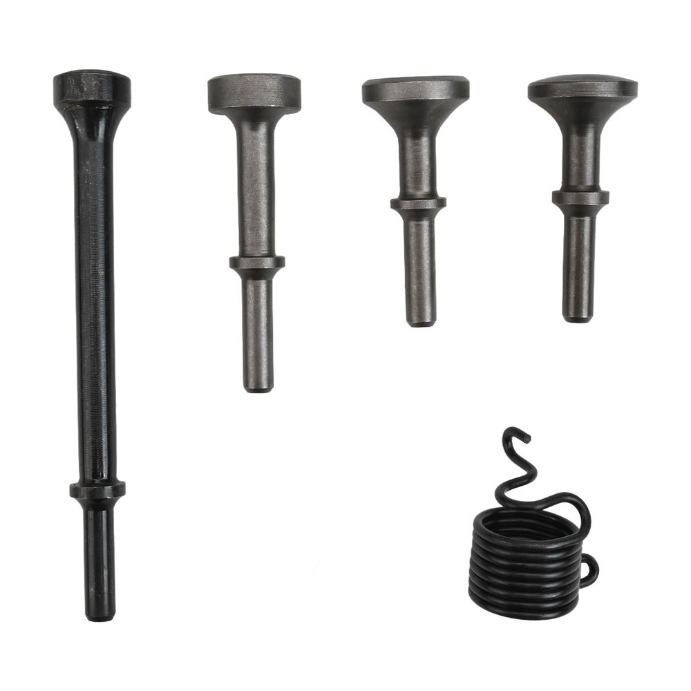 5pcs Air Hammer Tool Set Including Spring and Multiple Bits for Precision Work