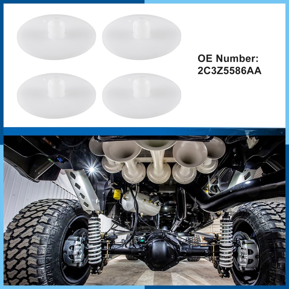 8 Pcs Leaf Spring Helper Insulator Pad Bushings for Ford E-150 No.2C3Z5586AA