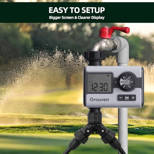 Drip Irrigation System with Water Timer Quick-Connect Automatic Irrigation Kit