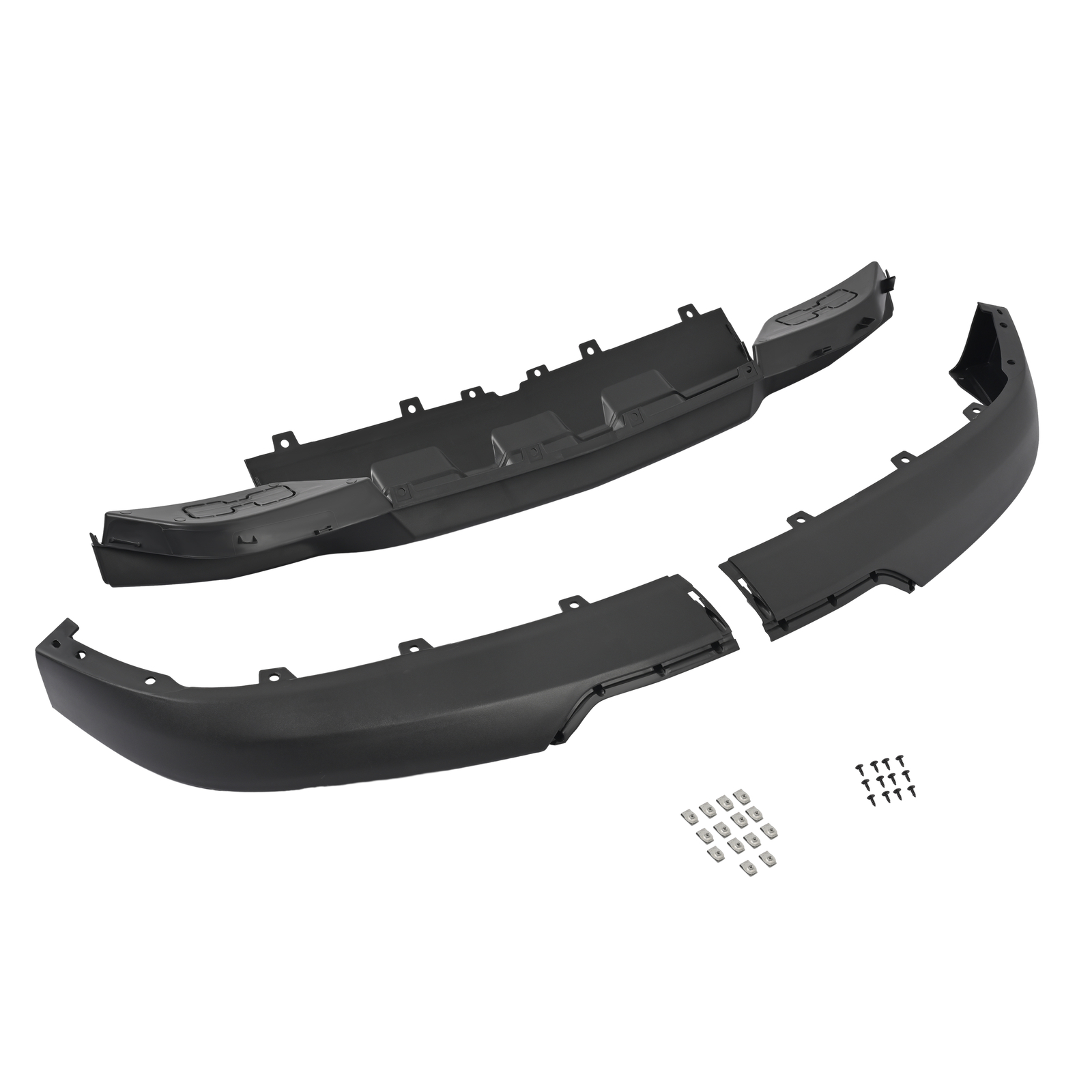 Front Bumper Valance For Chevrolet Silverado 1500 2016-2018 W/Tow Hook Holes