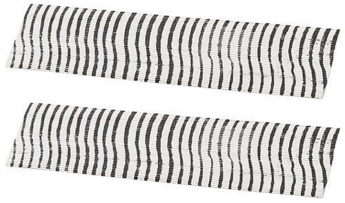 OMP VIBE String Silencers 5" White w/Black 2 Pack