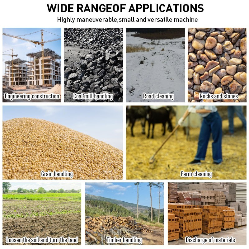 Mini Skid Steer Loader 13.5 hp Hydraulic System, B&S Engine