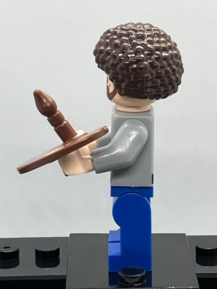 Bob Ross Custom Mini Figure