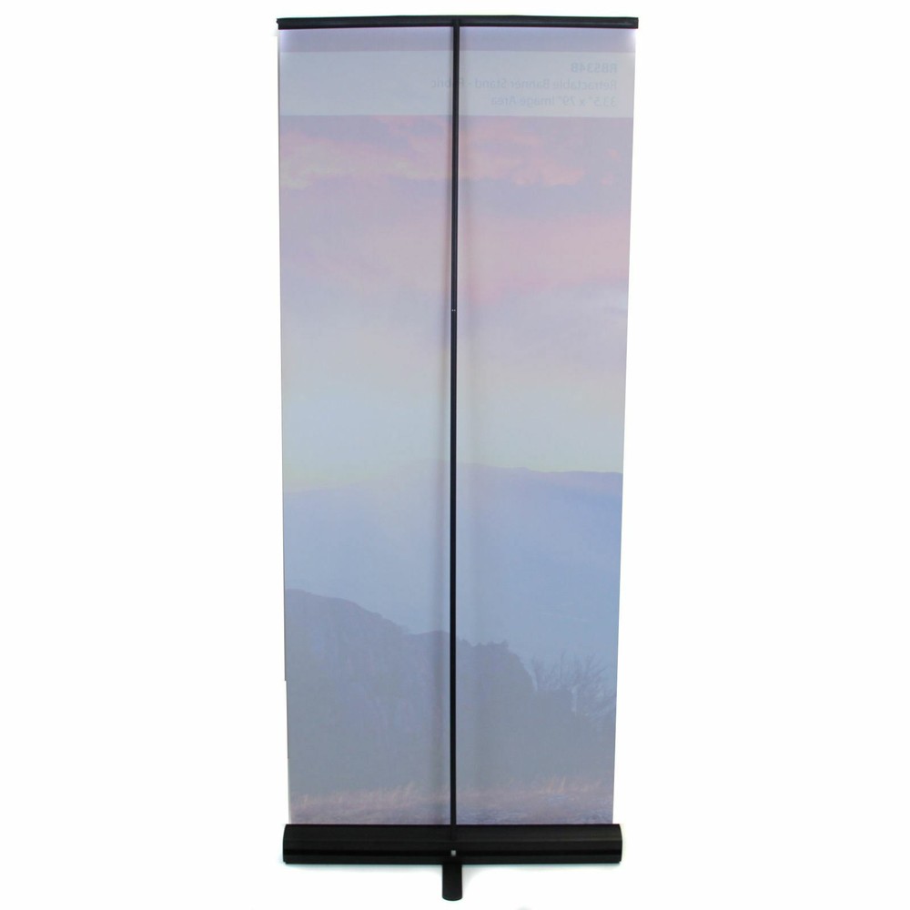 TSJ Premium Retractable Trade Show Banner Stand