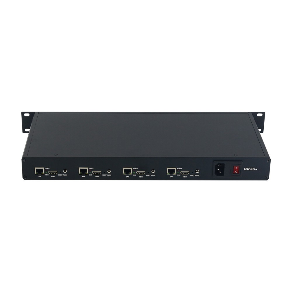 Audio Video Live Streaming Encoder 4CH HDMI to Network 1080P 60FPS 1U Rack