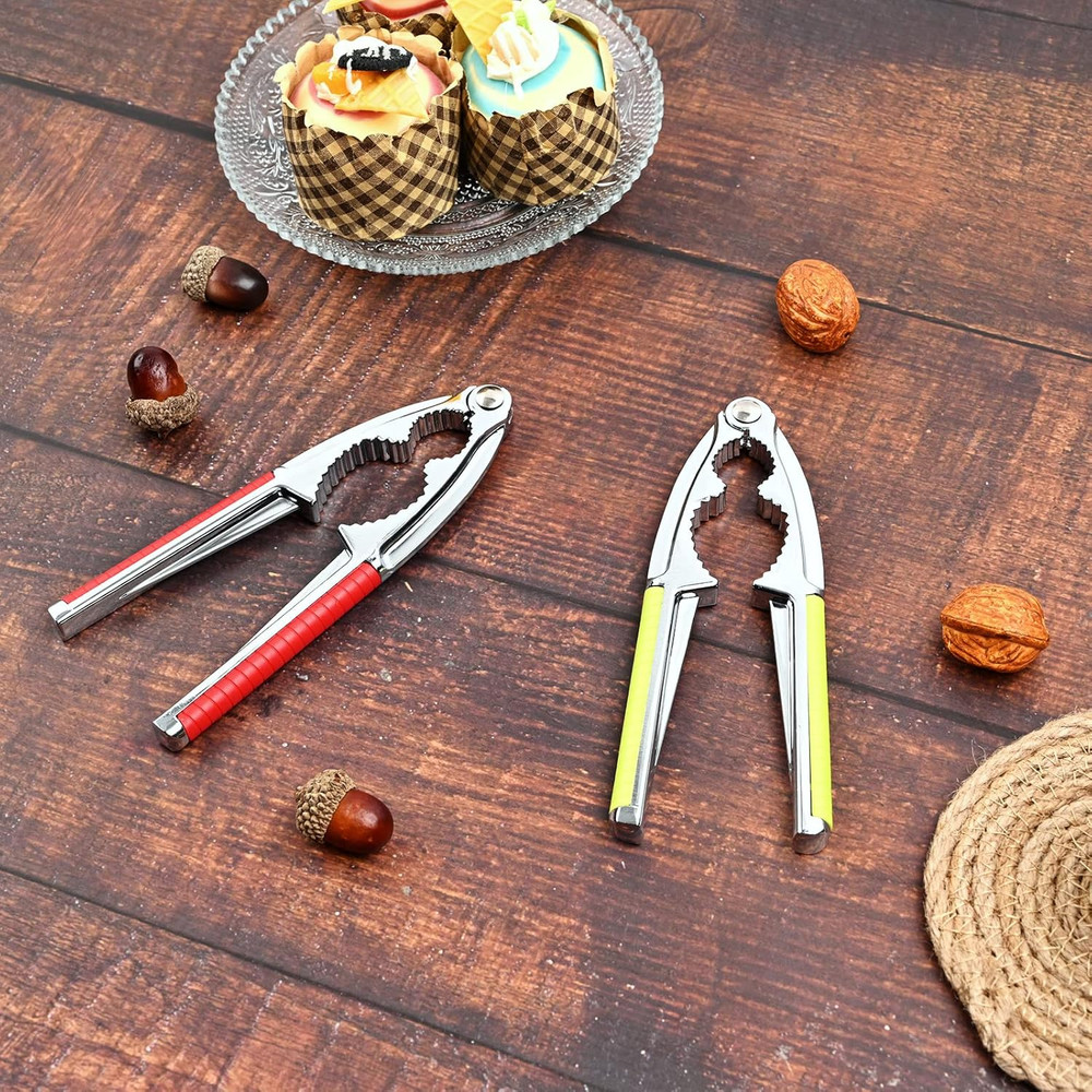 8 Pcs Nut Crackers for All Nuts Nutcracker Pecan Walnut Nut Crackers with Heavy