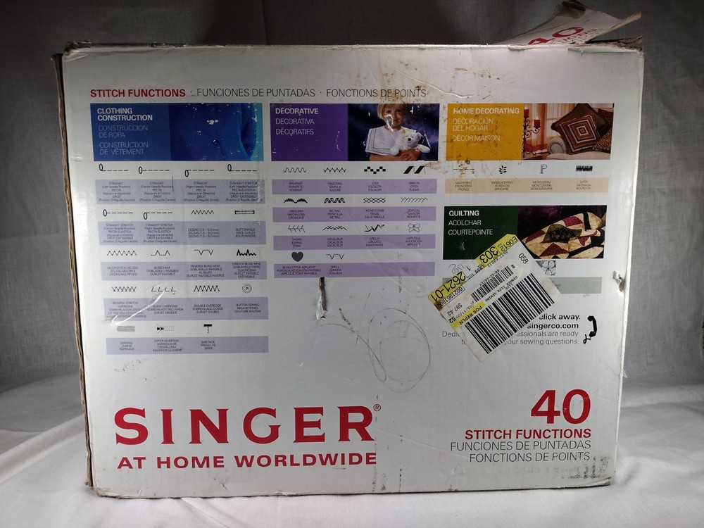 Vintage Singer Sewing Machine Model 1120 40 Stitches