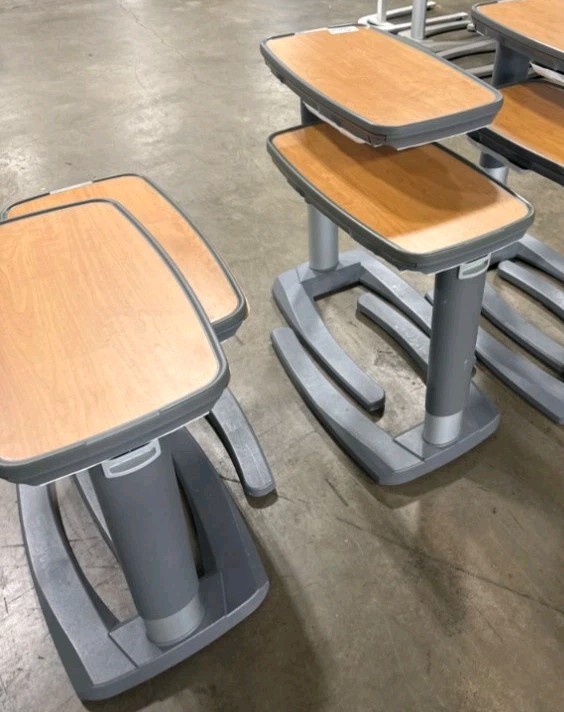 Stryker Overbed Table With Adjustable Height Brown Top Local Pickup