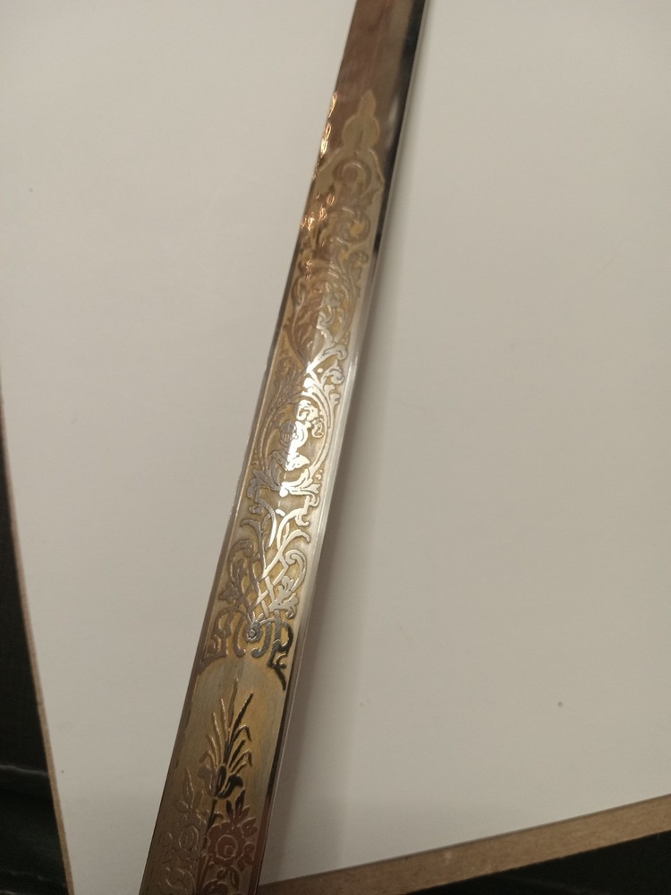 Antique Masonic Ceremonial Sword & Scabbard unknown maker Knights Templar nice