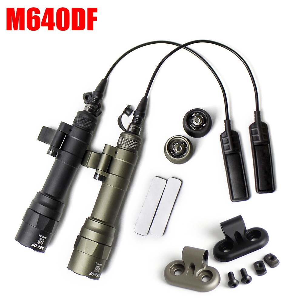 M640DF LED FlashLight With Remote Pressure Switch For Rifle / Mlok Offset Mount