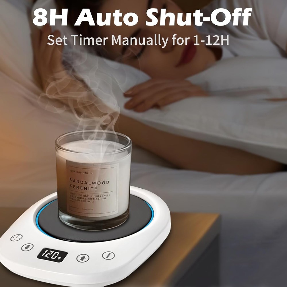 Coffee Mug Warmer, 7 Temp Settings 1-12H Timer & Fast Heating, Auto Shut Off ...