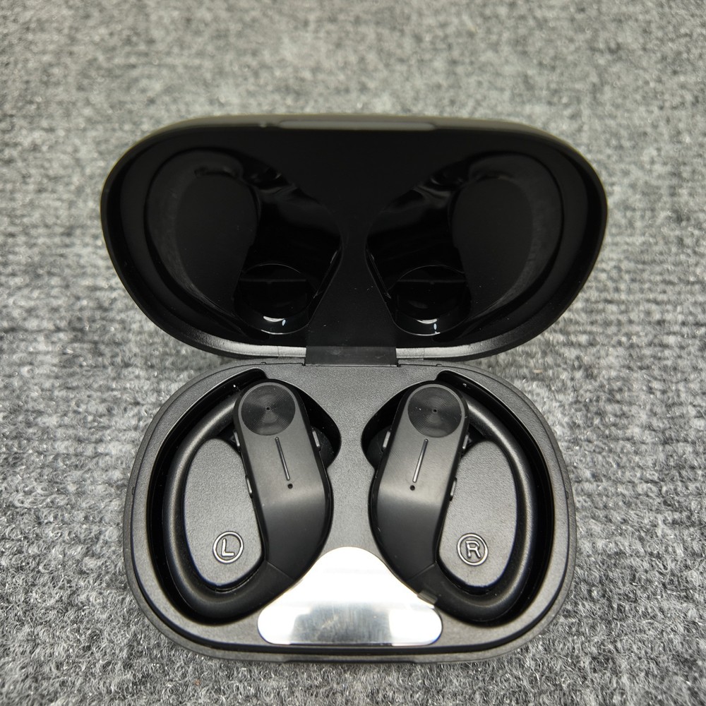 Real Time AI Translator Earbuds 166 Languages Bluetooth iOS Android Black