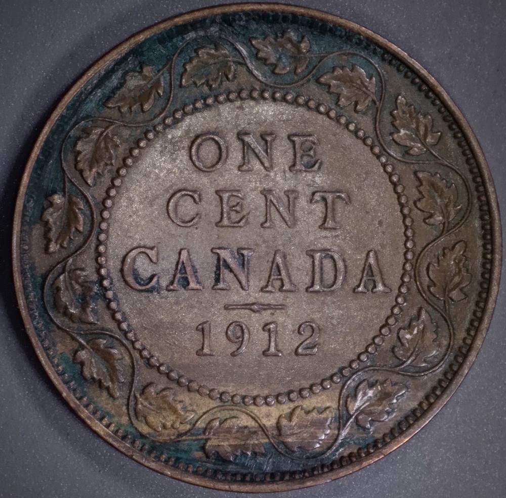 1912 Canada Large Cent AU