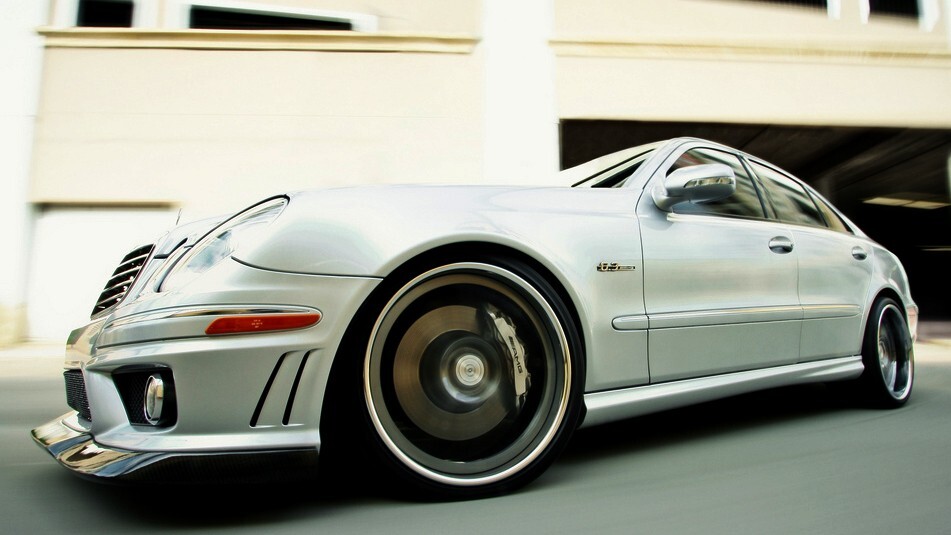 MERCEDES E55 LOWERING LINKS E500 E63 W211 - (PREMIUM FULLY ADJUSTABLE) MODULE