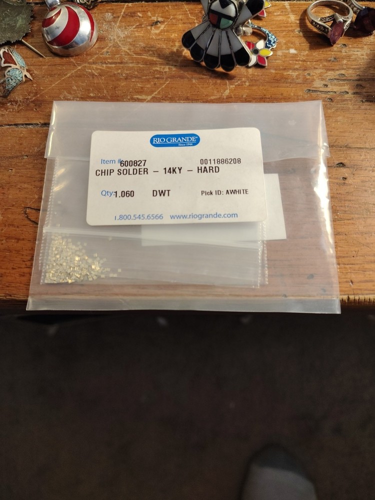 1.060 DWT Chip Solder 14k Hard Gold