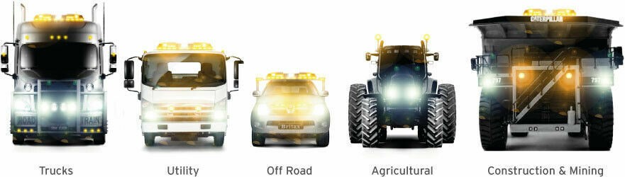 FLUSH AMBER LED STROBE LIGHTS SLIM FLAT MODULE BEACON RECOVERY LIGHTBAR 12V 24V