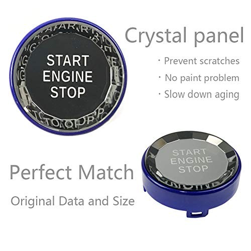 crystal style engine start stop switch ignition button fit E chassis code E60