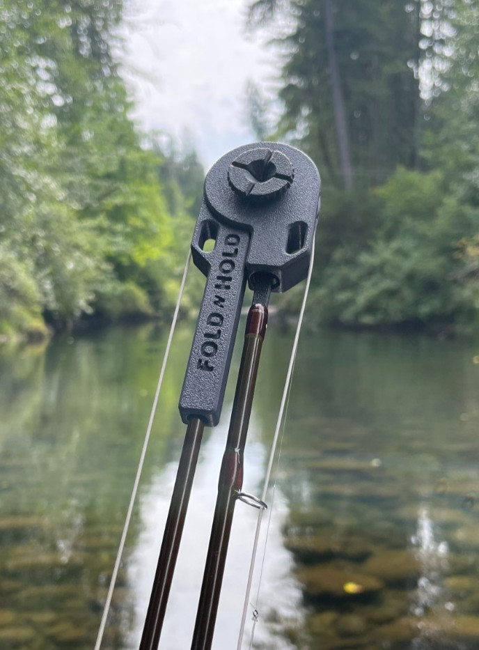 FOLD N HOLD - Safe & Simple Transport Solution for Rigged Fly Rods