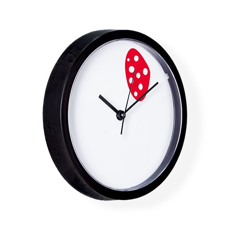 CafePress Ladybug Teach Dk 10" Wall Clock (1049369919)