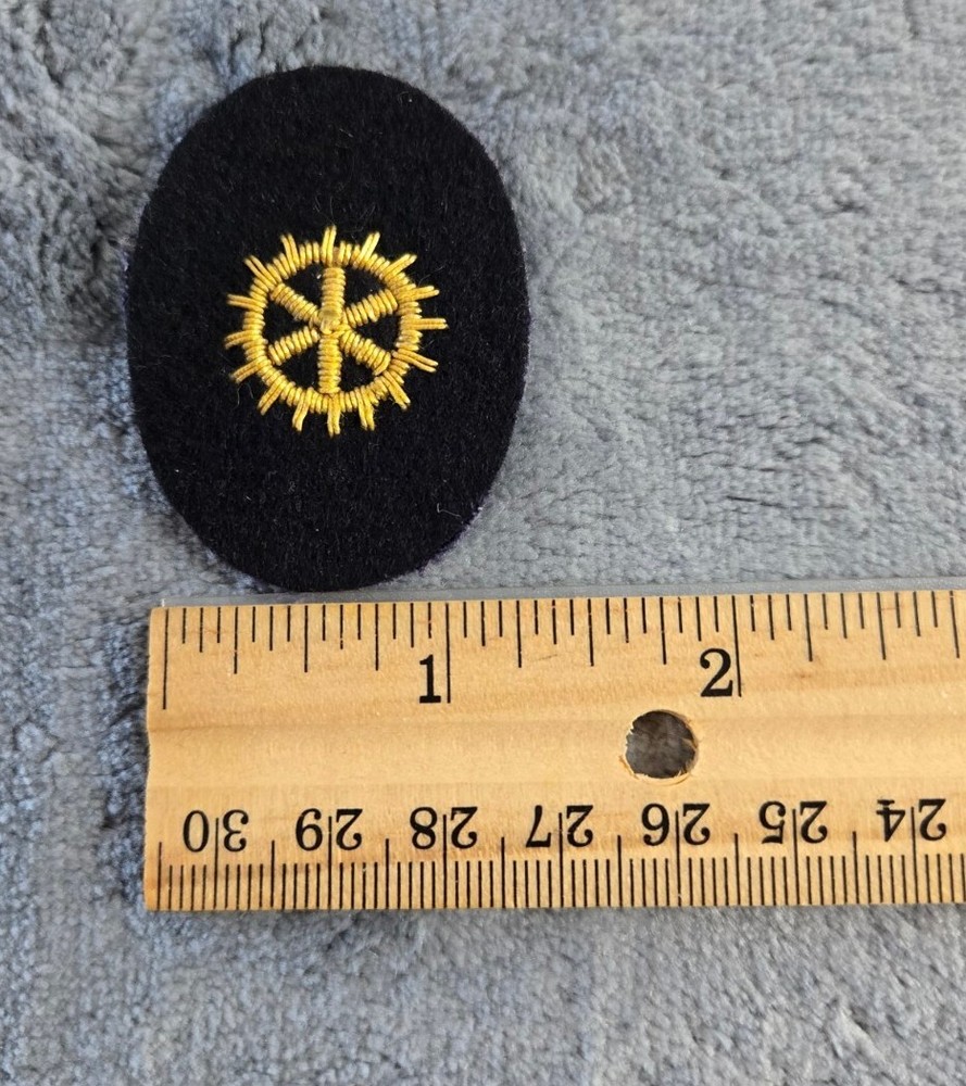 WWII GERMAN NAVY Engineer Trade Patch Career Sleeve PATCH Original