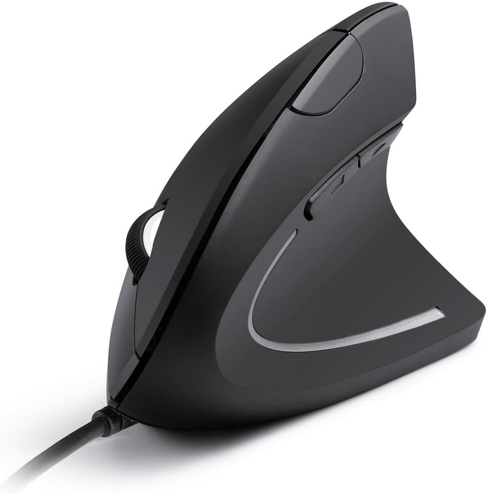 Anker Ergonomic Optical Vertical Mouse 1000/1600 DPI 5 Key Gaming USB Wired