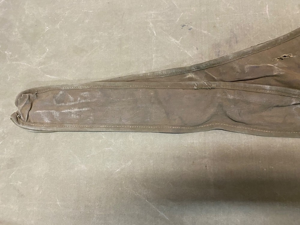 ORIGINAL WWII US ARMY BROWNING .50 CAL BARREL CARRY CASE COVER