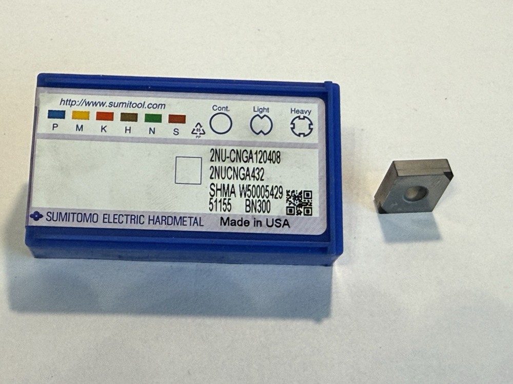 Sumitomo  Turning Insert: 2NUCNGA432 BN300 	CNGA (1 insert)