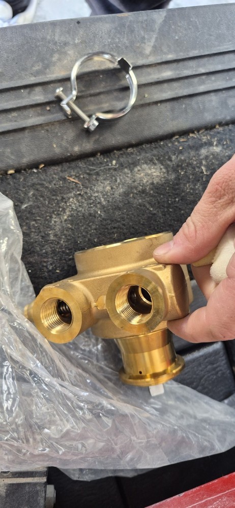 Fluid-O-Tech PA801 264 GPH Brass Rotary Vane Pump