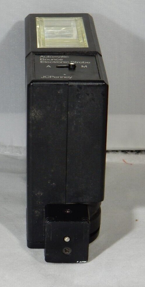 JC PENNEY Vintage AUTOMATIC ELECTRONIC BOUNCE STROBE Flash
