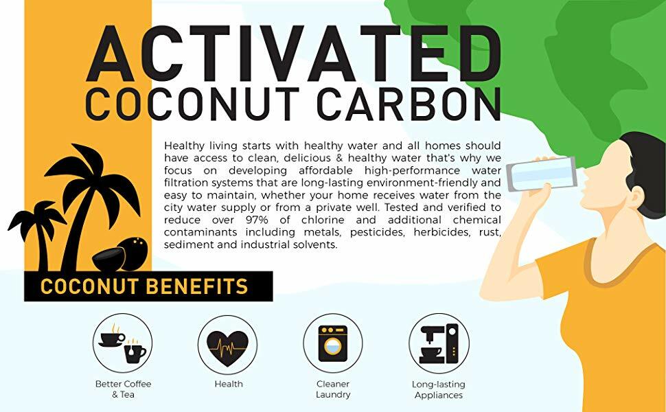 5 lbs Coconut Shell Carbon Granular Activated ( GAC ) | 12x40 Mesh Filter Media