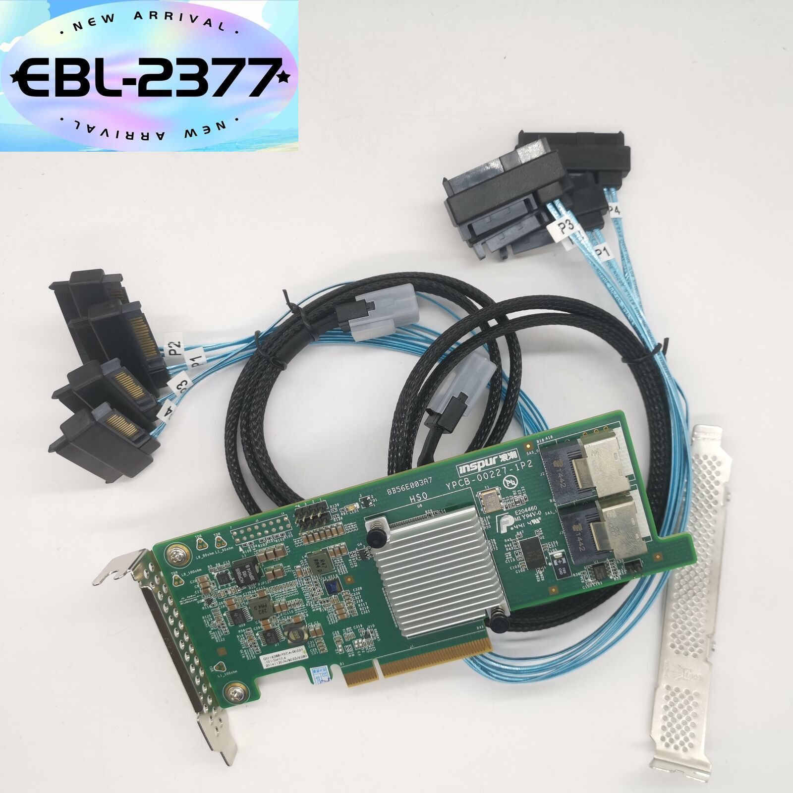 9207-8i 6Gbps HBA LSI FW:P20 IT Mode ZFS FreeNAS unRAID 2* SFF-8087 SAS Cable US