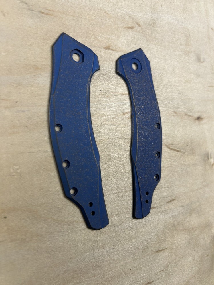 Custom Antique Anodized Titanium Zero Tolerance 0357 Handle Scales