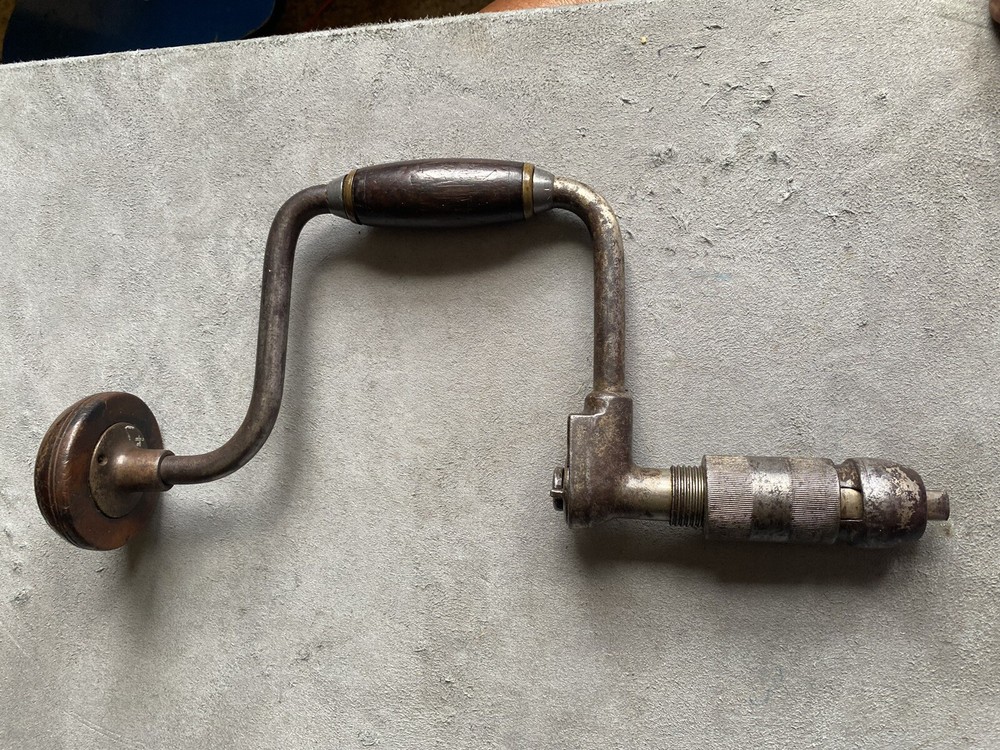 Vintage Hand Drill Bit Brace