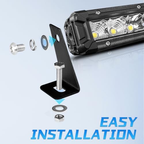 Light Bar Mounting Bracket, Aluminium Universal Adjustable Lightbar Side