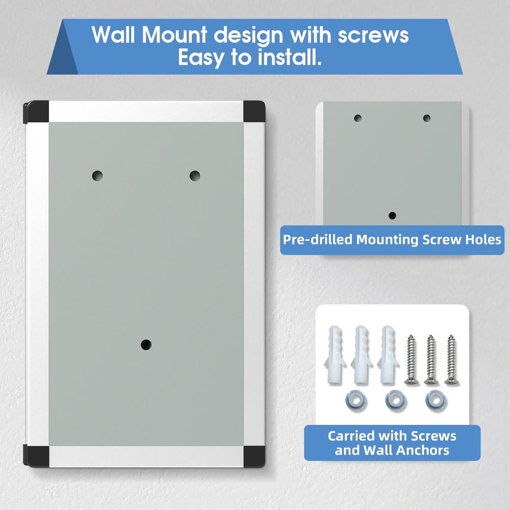 24 Key Box Wall Mount with Code and Key, Key Lock Box with Combination, Key S...