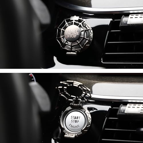 Car Push Start Button Cover Universal for Car Motorcycle Press Engine Black