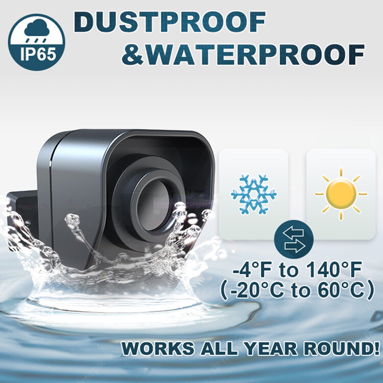 Wireless Driveway Alarm Outdoor Motion Sensor&Detector Security Alert System