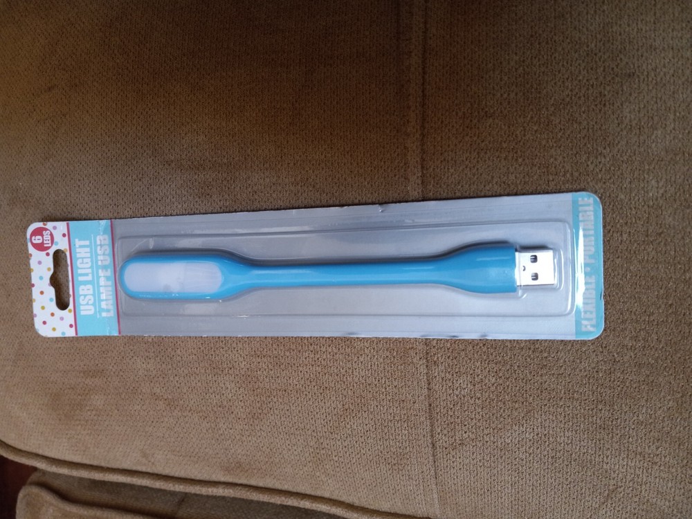 Blue usb light new 