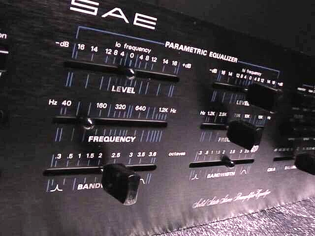 SAE 180 Parametric Equalizer with Wooden Side Panels. Uber Rare!
