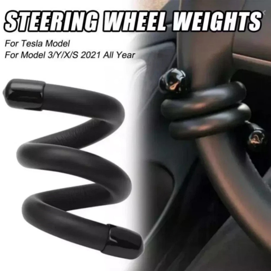 Steering Wheel Booster Weight Autopilot Counterweight Ring for Model 3/Y/S & -