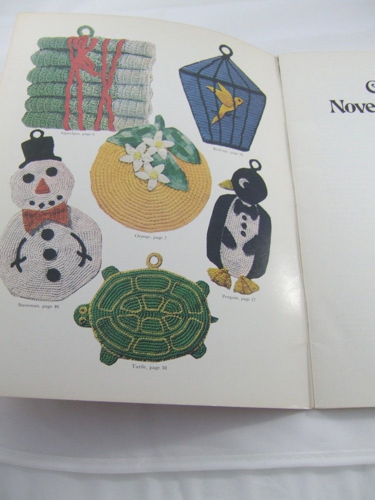 Crocheting Novelty Potholders. Dover Needlework Series Patterns from 1950s