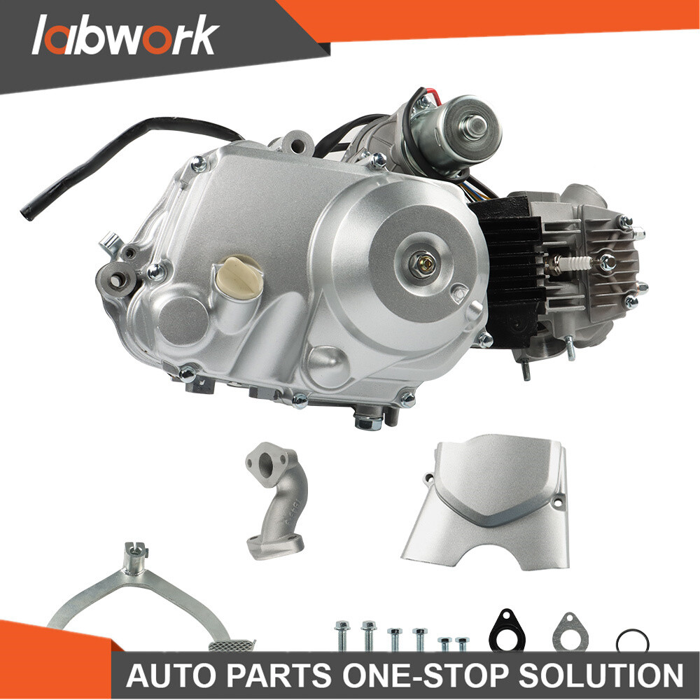 Labwork 4-Stroke Engine Motor Semi-Auto Electric Start Reverse For ATV 125CC