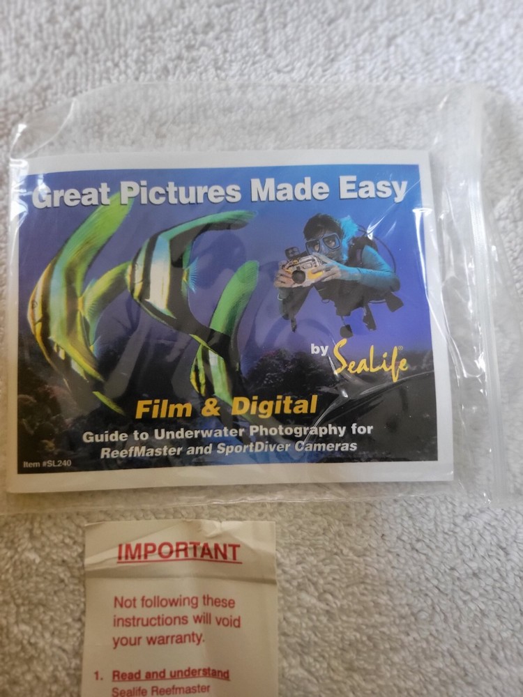 SeaLife Reefmaster RC Underwater Camera Hardshell Case,With Carry Case-No Camera