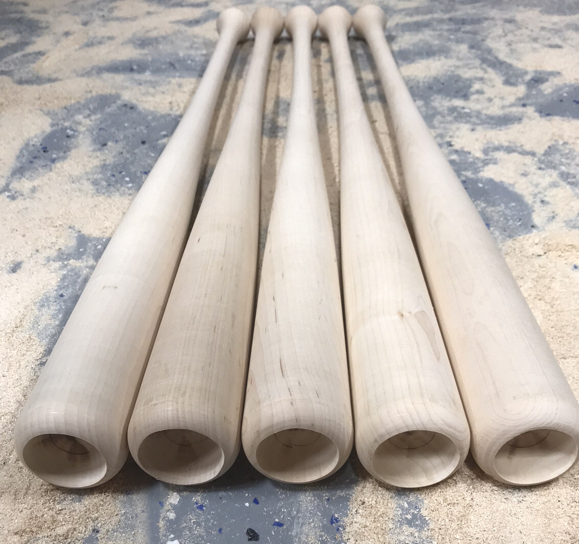 5 Cupped-GAME READY Wooden Blem Baseball Bats  (FREE SHIPPING!!