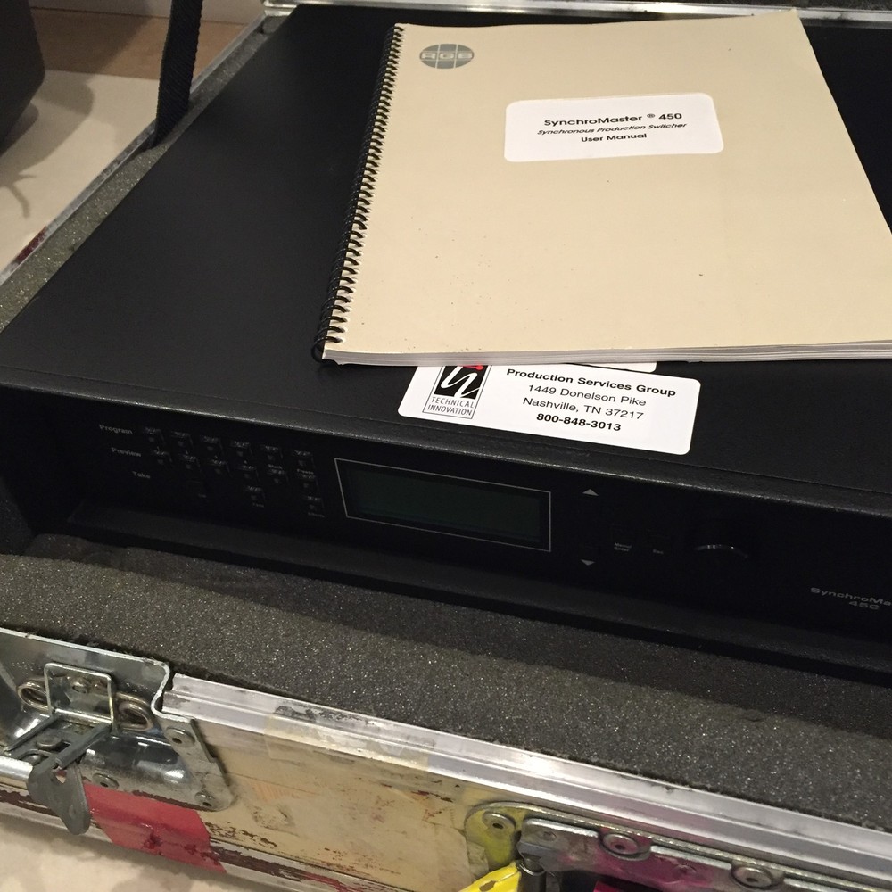 RGB Spectrum Synchronous Synchromaster 450 Production Switcher Synchro Master