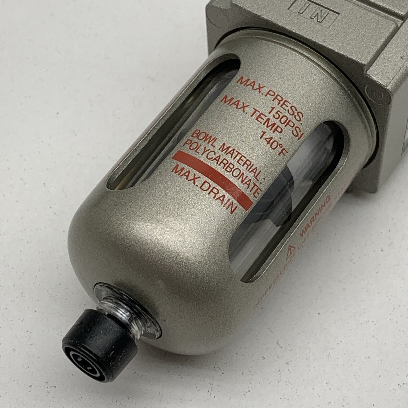 SMC AF20-N02-CZ Modular Compressed Air Filter 1/4" NPT, 150PSI, Auto Drain