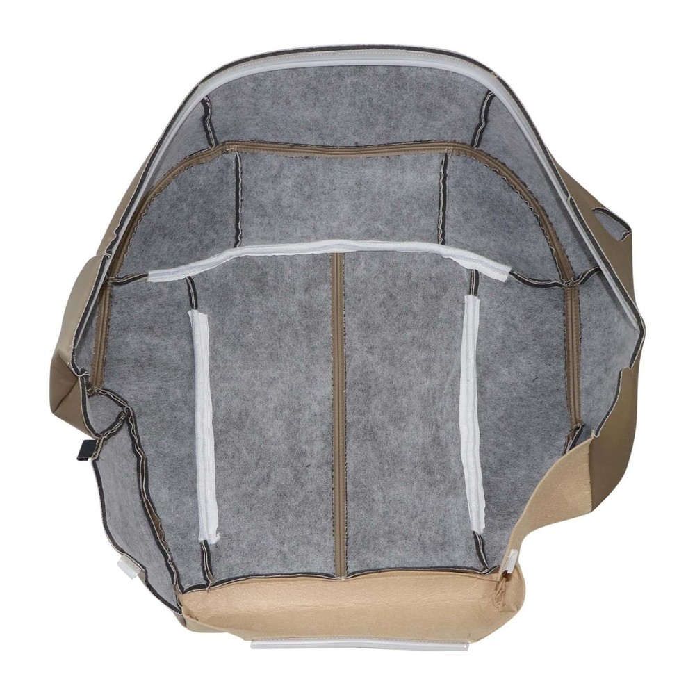 NLQR Front Driver Bottom Replacement Seat Cover Medium Neutral Tan 522 Microf...