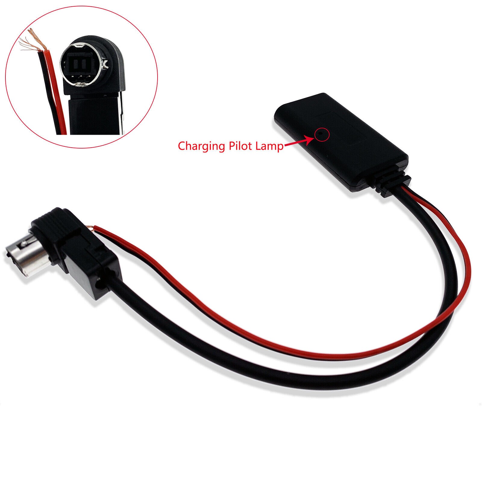 Bluetooth Aux Adapter Cable For Alpine CDA-9883R CDA-9885R CDA-9887R CDA-9884R